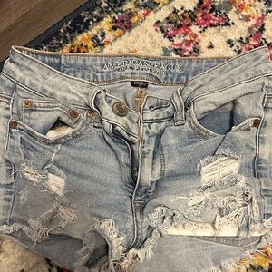 American Eagle Outfitters Light Blue Jean Shorts